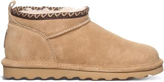 BEARPAW Women's Super Shorty Deco Multiple Colors | Women's Ankle Boot | Women's Slip On Boot | Comfortable Winter Boot