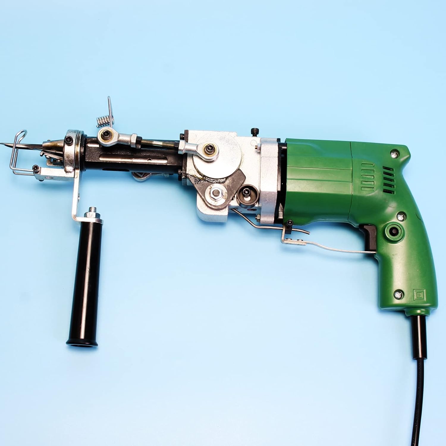 IFISH Electric Rug Tufting Gun, 110V 2 in 1 Cut Pile and Loop Pile Portable Hand Weaving Embroidery Flocking Carpet Tufting Machine for DIY Art Work (US Plug)