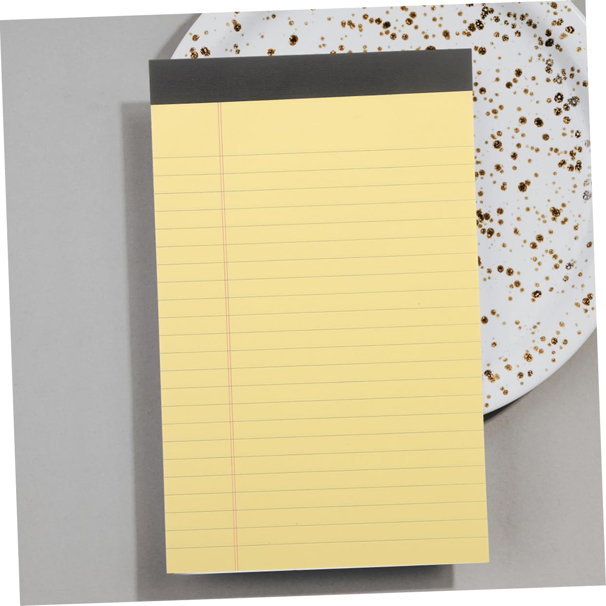 Bloc-notes Juridique Jaune, 12 Blocs, Papier Ligné, Pages Détachables