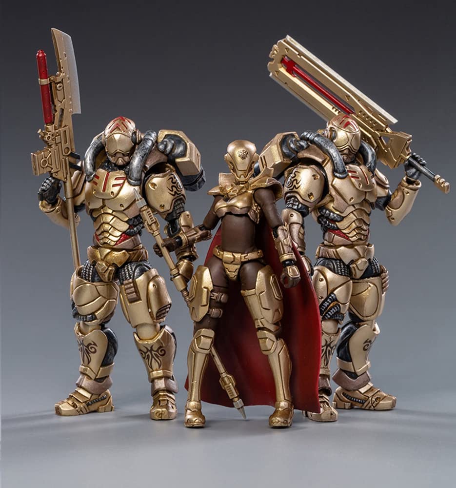 HiPlay JoyToy 1/18 Scale Science-Fiction Action Figures Full Set-Battle for The Stars Series- Saluk-Golden Legion JT0722