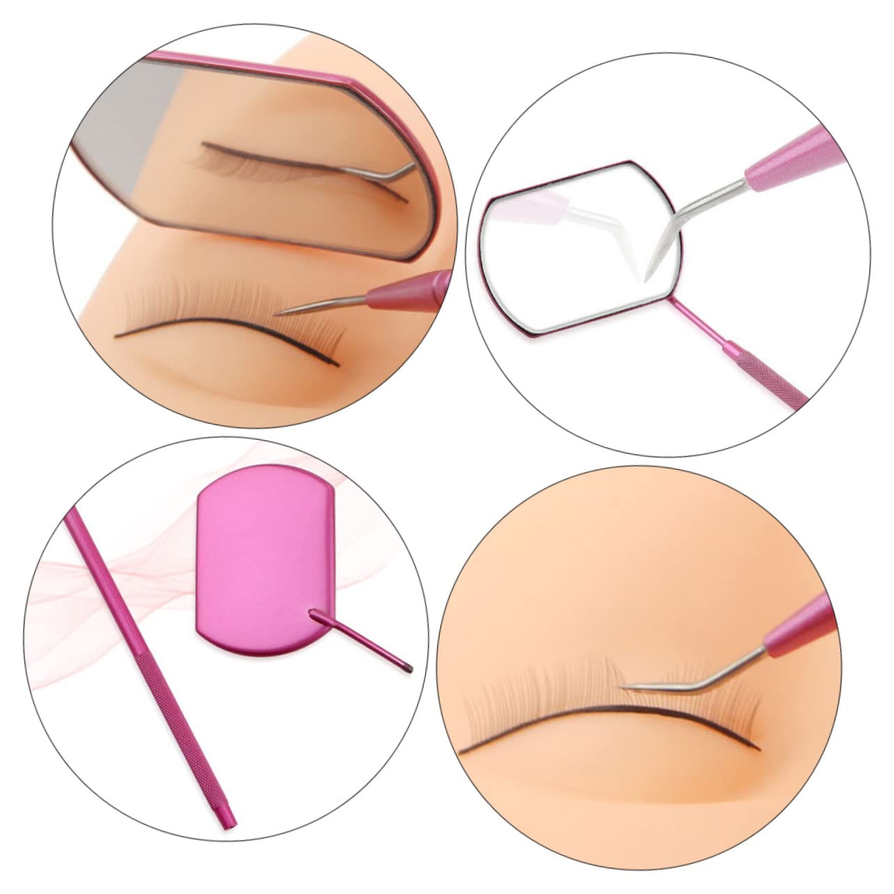 minkissy 3sets Per Extension Inossidabile Kit Grafting Facile Trasportare Design e Precisi Accessori Per Professionisti Della