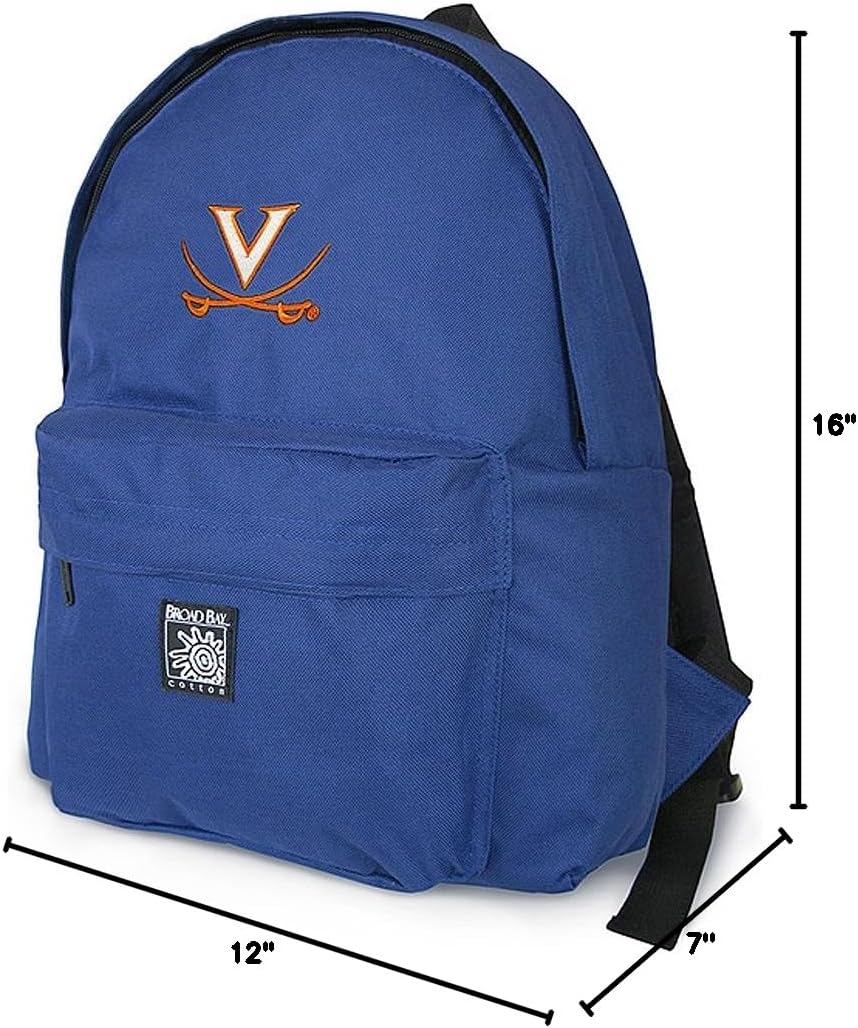 Broad Bay UVA Backpack Compact University of Virginia Small Back Pack