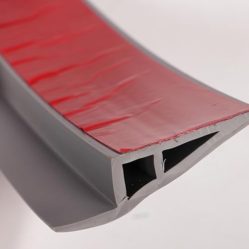 Miniatura 3 de Angoily Reductor de suelo tira de transición autoadhesiva alfombra a azulejo tira 3.3 ft plástico PVC durable