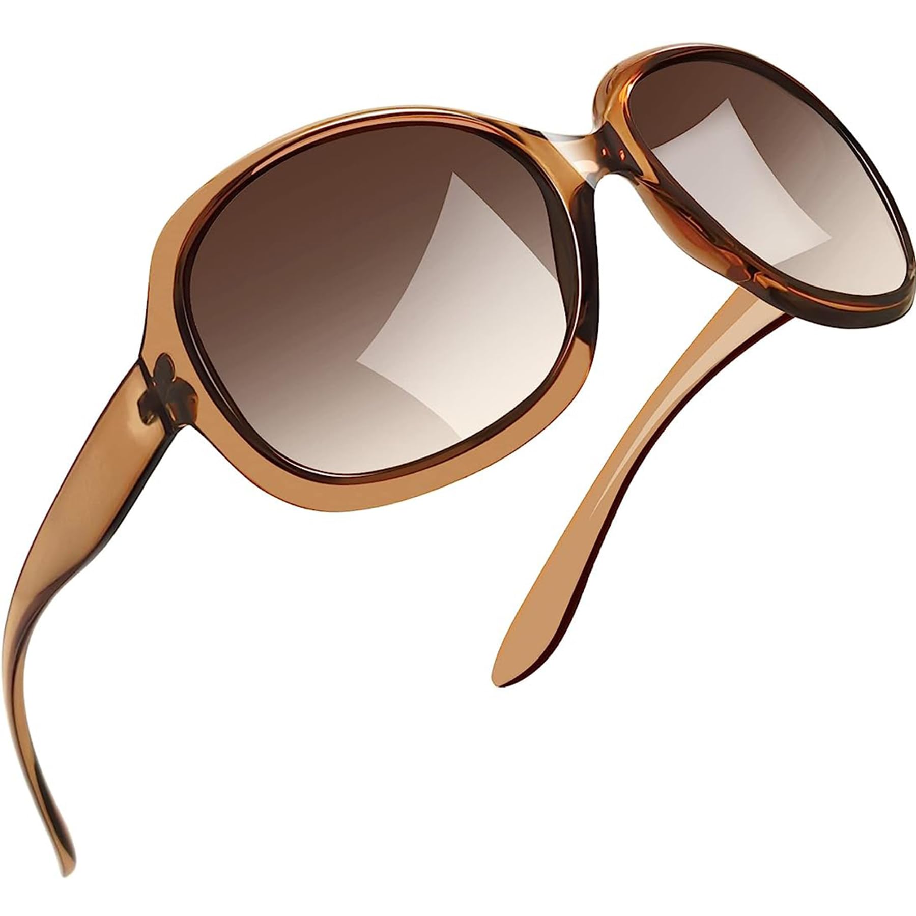 Joopin Gafas de Sol Mujer Grandes Polarizadas Modernas Elegantes Gran Tamaño Protección UV400 para Conducción Viajes Playa