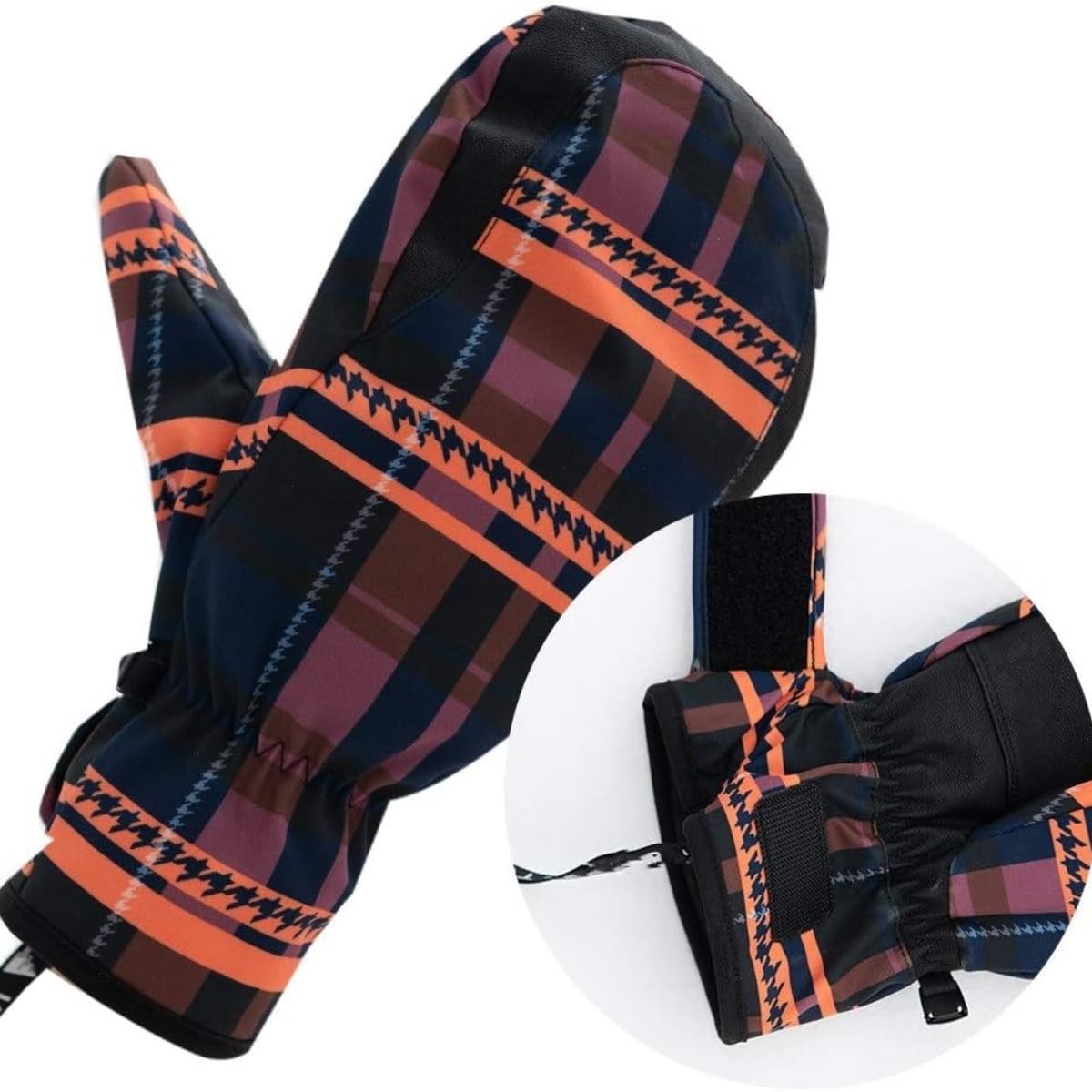 Guanti Invernali Guanti da Sci da Dito Snowboard Guanti da Sci Caldi for Sport Invernali da Uomo Guanti Caldi(Large)