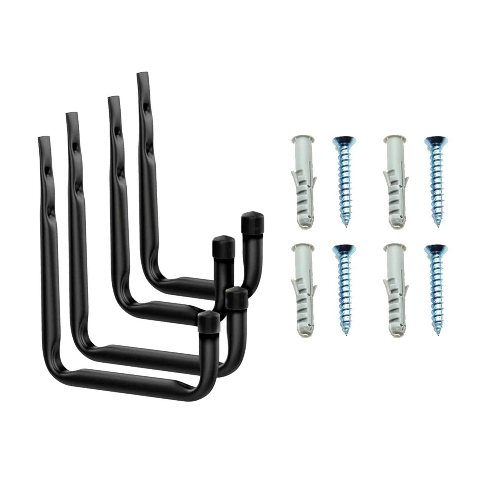 Pixzcsa Durable Garage Hooks Wall Mount Heavy Duty Storage Racks Hanging