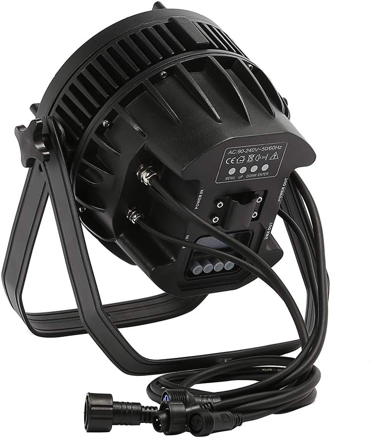 防水54灯×3W RGBW LED PARライト IP68対応 屋外用ステージライト イベント・演出用 舞台照明 業 【パーリ】