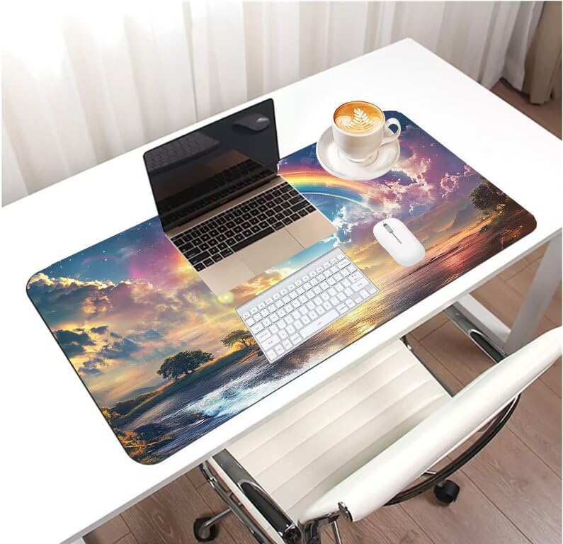 Tapis souris gamer imperméable et lavable grand format de 70cm