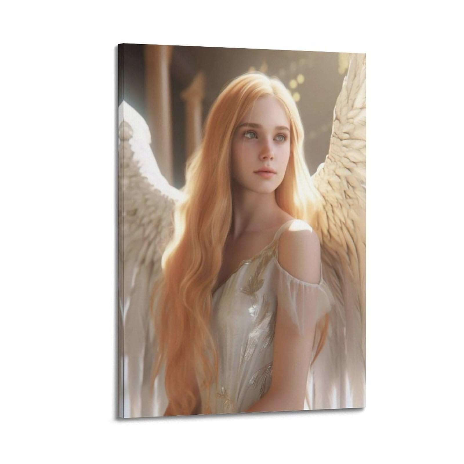 VZRSQZK Poster Ange Sombre - Peinture Décorative Sur Toile - Décoration Murale Moderne Pour Chambre à Coucher - 50 X 75 Cm