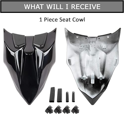 Miniatura 6 de Cubierta del capó del asiento del pasajero trasero para asiento de pasajero individual carenado sección de cola para Ninja 650 Z650 2017 2018 2019