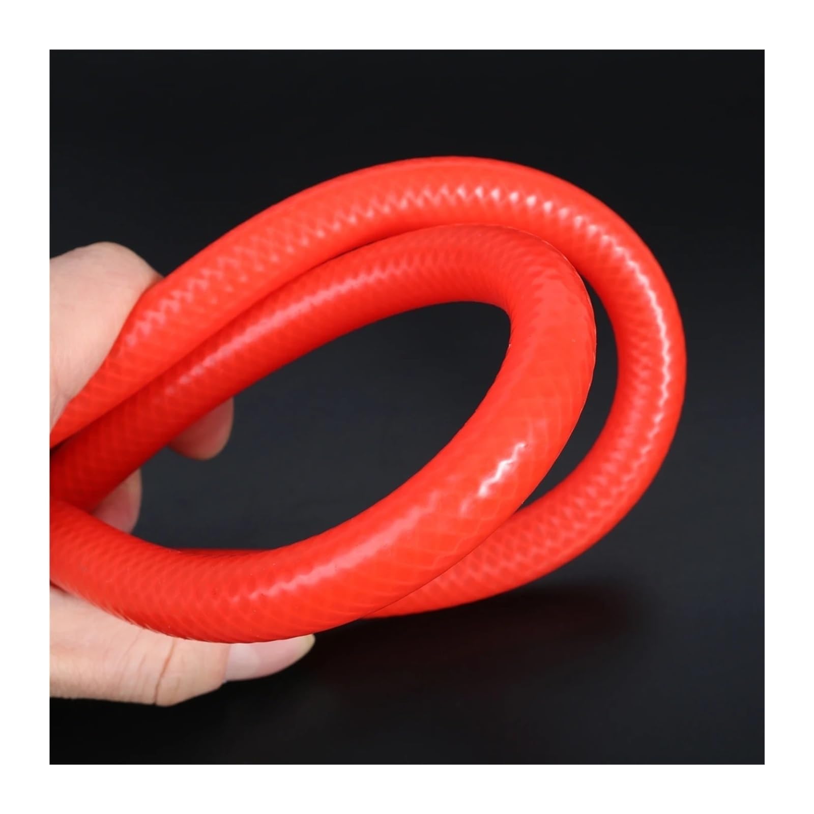 Manguera silicona alimenticia alta presión roja azul blanca | Gruesa flexible, insípida, resistente al calor para líquidos(Red 19x25mm,1 Meter)