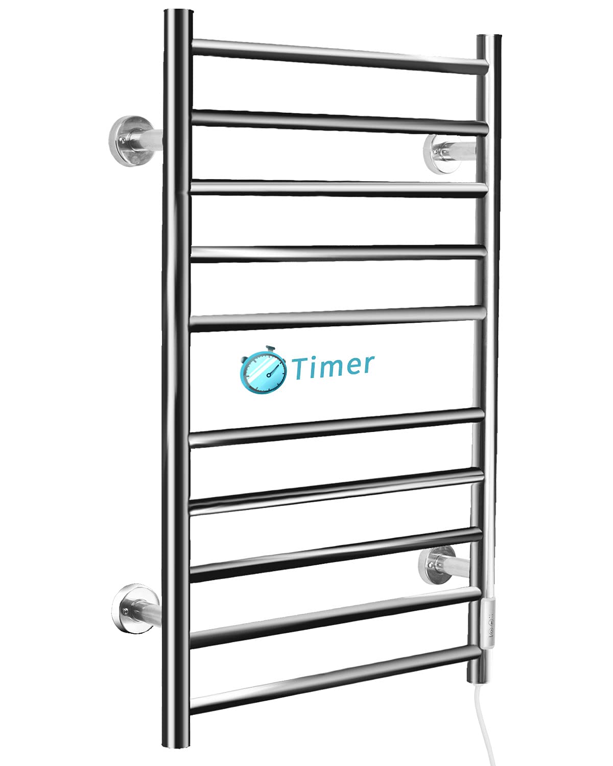 Buy ELFTEAPOT Towel Warmer 10 Bar with Timer,Towel Dryer Walled Plug