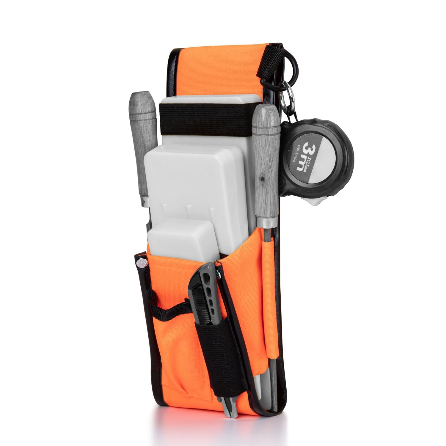 Sac de bûcheron réglable pour cales en aluminium et en plastique - Sac banane pour abattage d'arbres