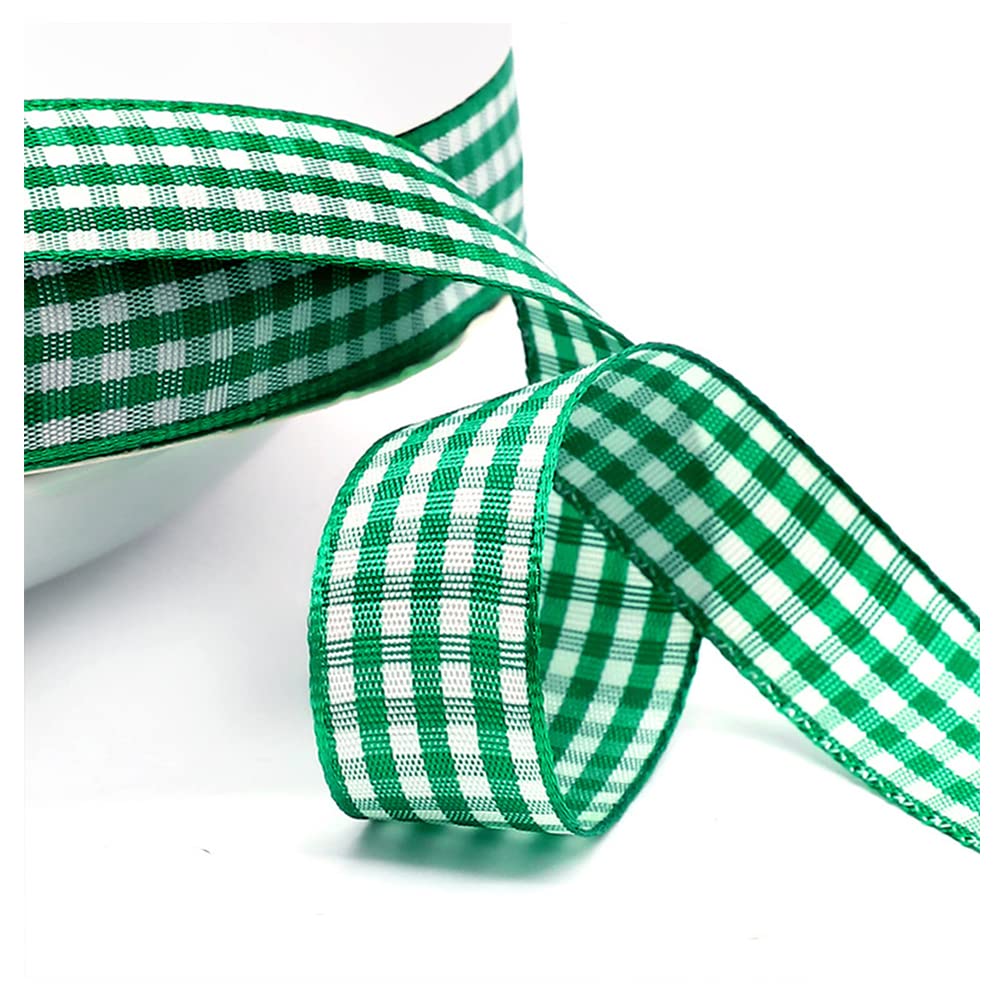 Ruban De Velours Vert 10 Mm X 18 M - Pour Emballage Cadeau, Décoration Mariage, Travaux Manuels - 2 Rouleaux