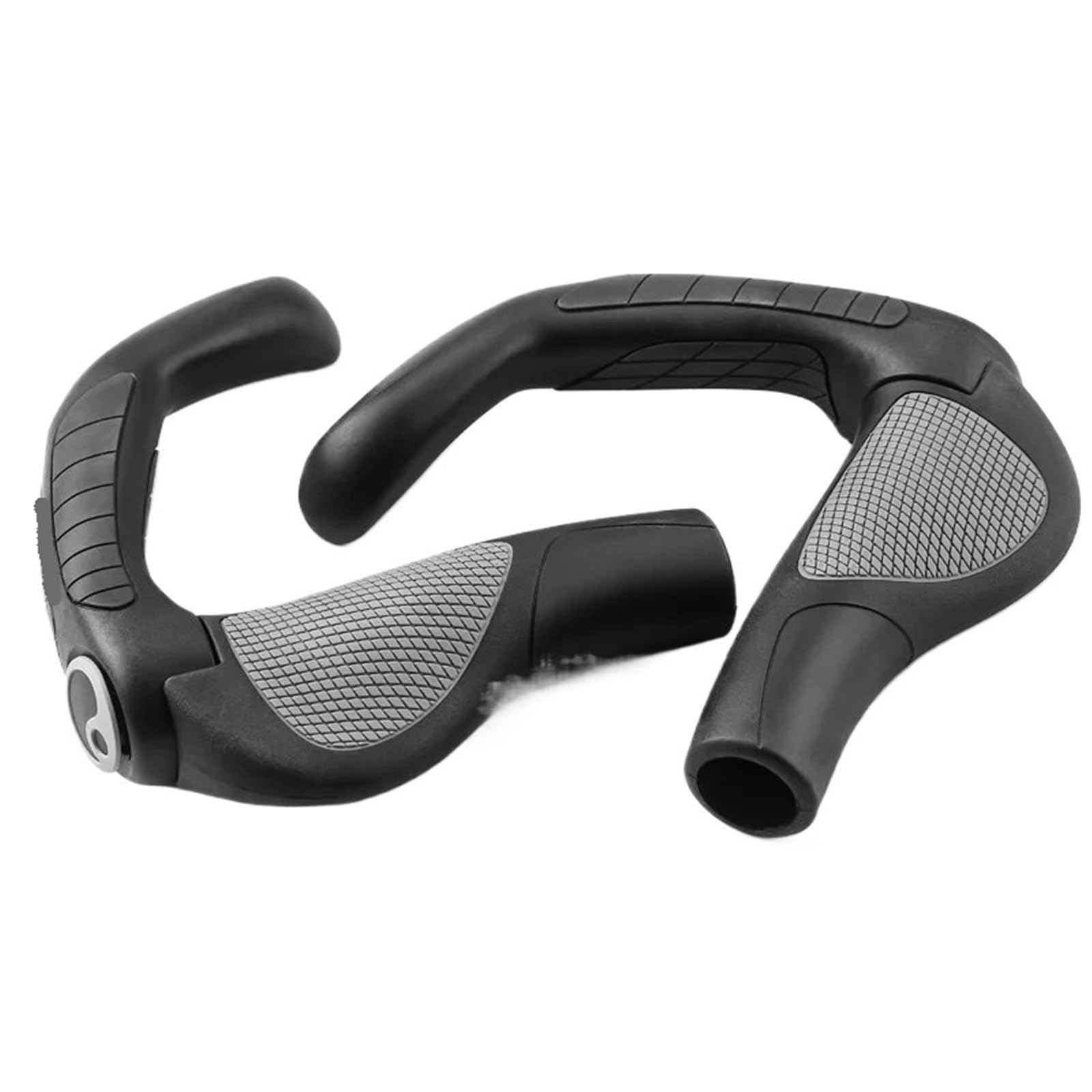 Kompatibel for ERGON GP1 GP3 GP5 Lenkergriffe | Ergonomische Gummigriffe mit Bar-End-Design for Mountainbike-Lenker