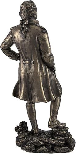 Miniatura 3 de Veronese Design Acabado de bronce Presidente George Washington de pie triunfante estatua de resina de 11 pulgadas de alto