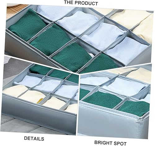 Miniatura 9 de Cabilock Caja de almacenamiento de ropa interior, cajón, caja de almacenamiento de maquillaje, cajón de escritorio, caja de almacenamiento de