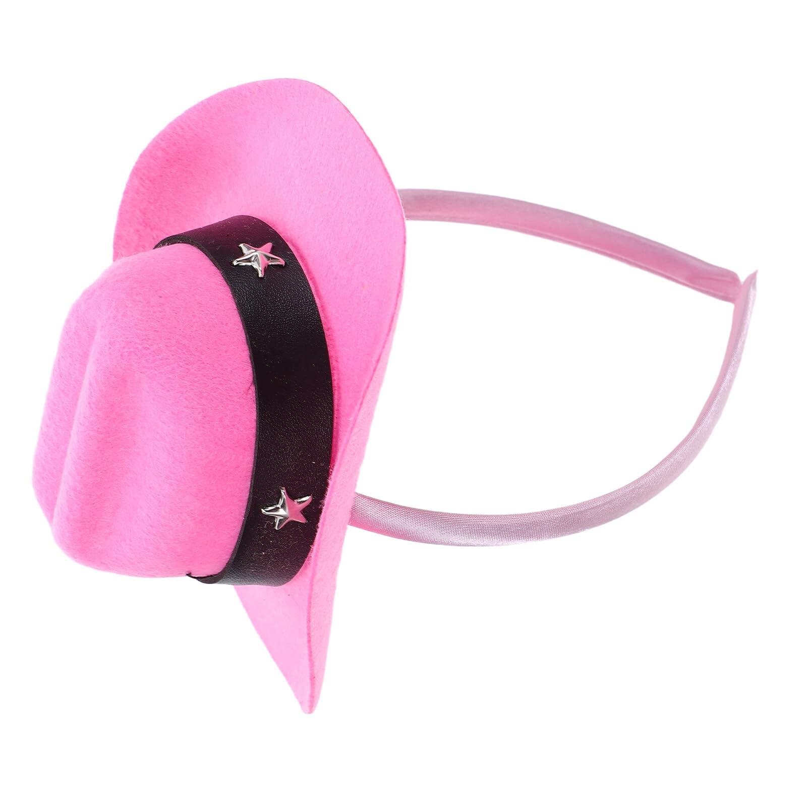 Mini chapeau haut-de-forme rose accessoire coiffure léger - 8