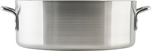 Miniatura 2 de Winco Sartén de aluminio de 0.236 in, 15 cuartos de galón, mediana