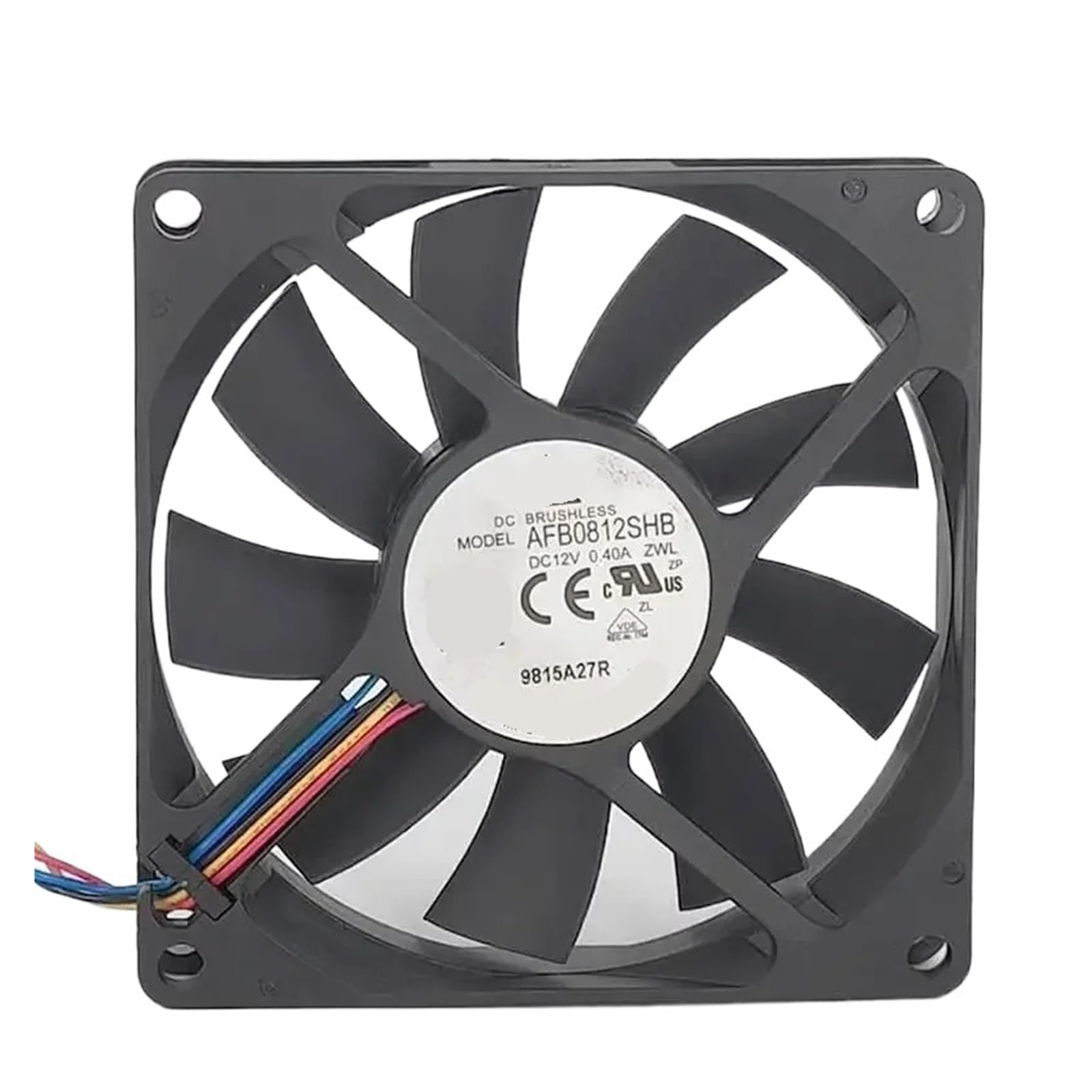Peqyuacte One Color Afb0812shb 8015 Dc12v 0.40A 8Cm 4-Wire Dual Ball Cooling Fan