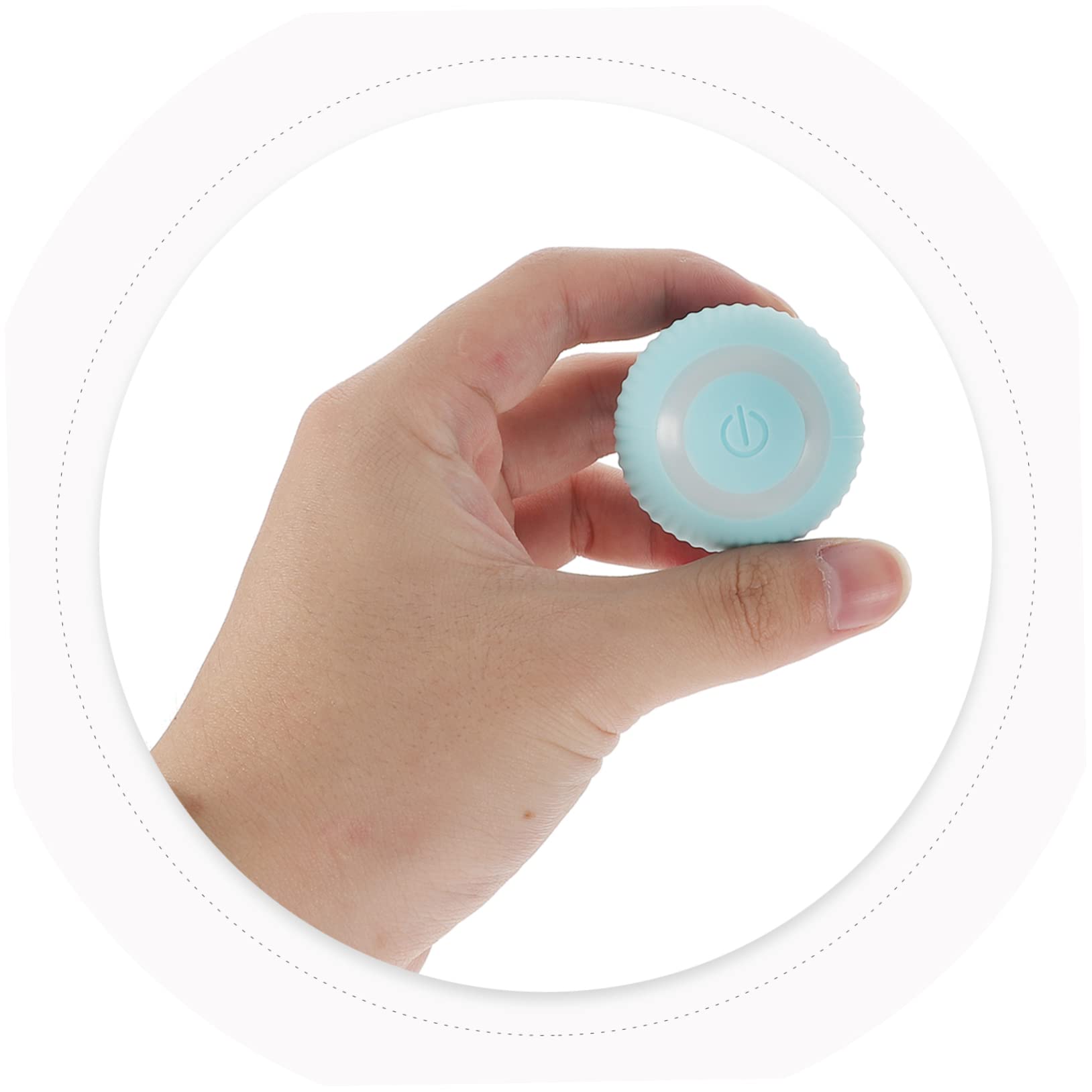 Ipetboom 3pièces Balle Interactif Intelligente pour Chat Jouet Autonome Mouvement Divertissant Et pour des Félins Couleur Verte
