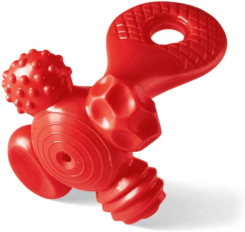 - Discovery Toys Super Yummy Teether | 5 Teething Knobs Training for Infant, Baby, and Toddler | BPA-Free Soothing Teething Toy from Birth