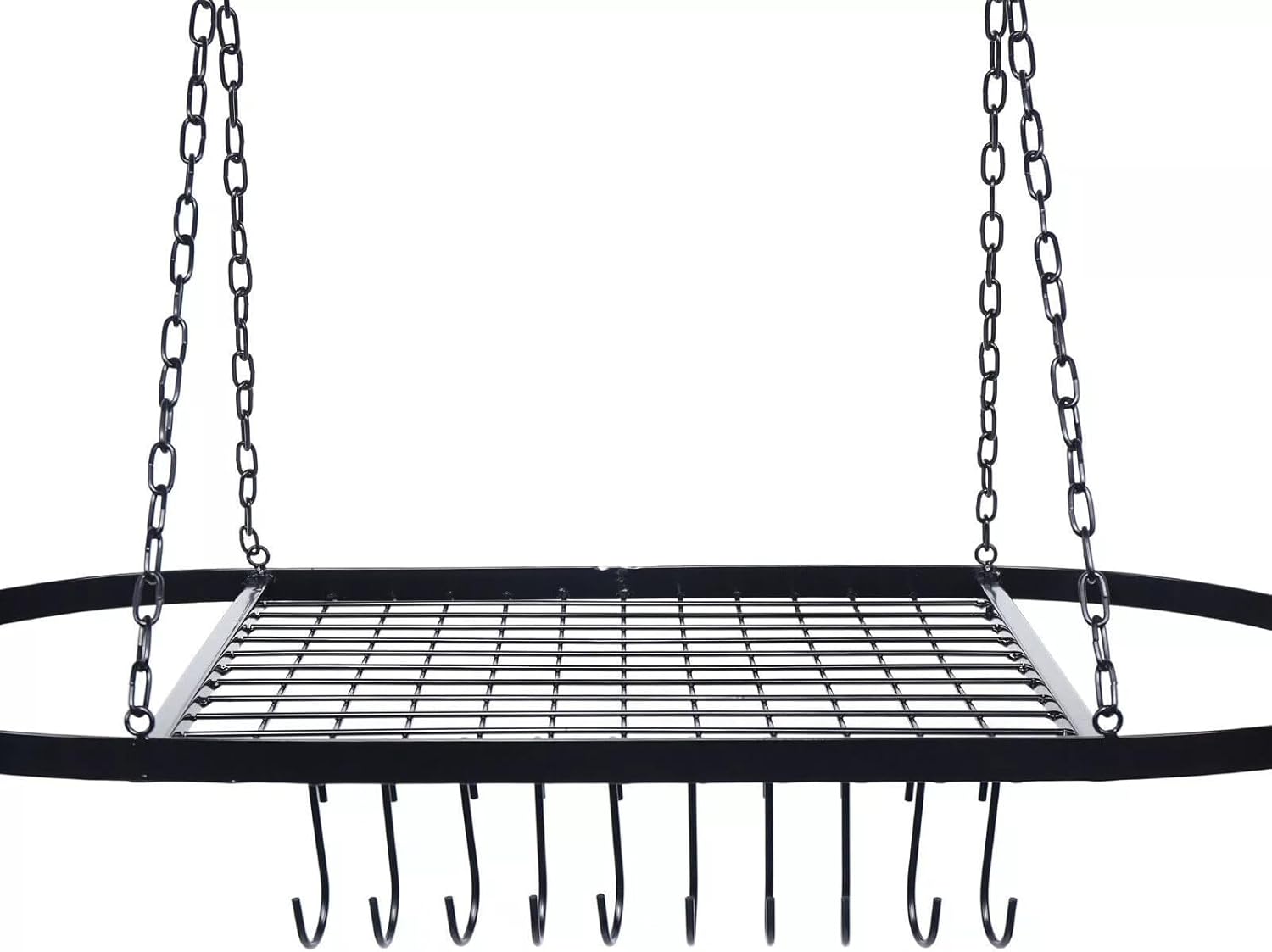 Gdrasuya10 Hanging Pot and Pan Rack, Ceiling Mount Storage Rack, Storage Rack