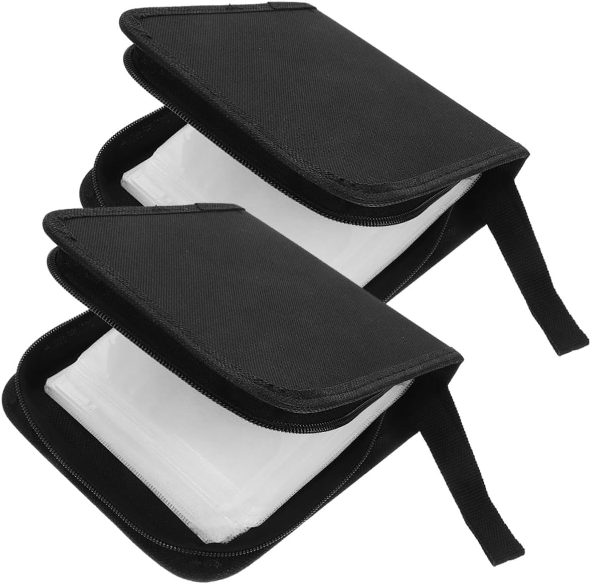 10pcs DVD Case Holder Capacity Cd Storage Organizer for Discs Portable Protective Wallet for and Safe Storage