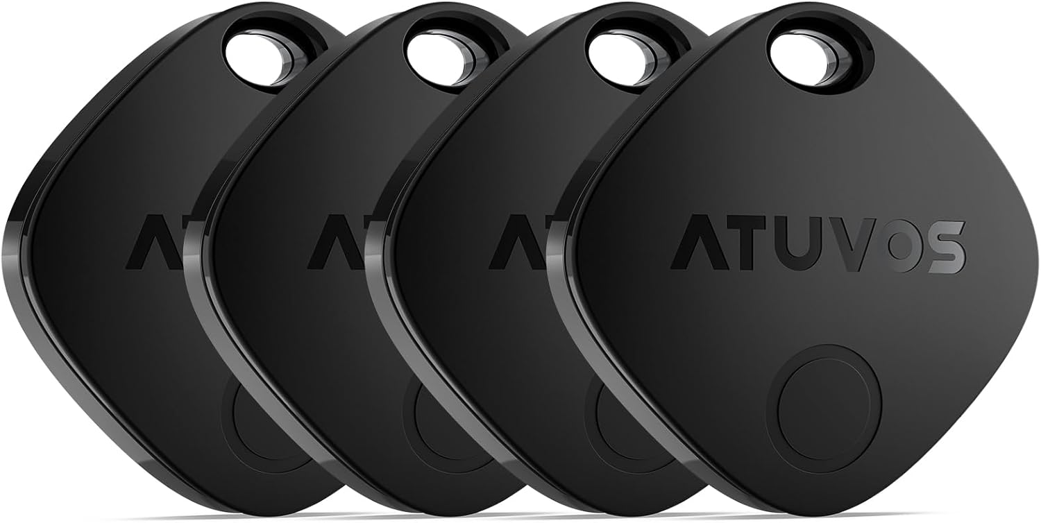 ATUVOS Tracker Bluetooth Item Finder, Compatible with Apple Find My