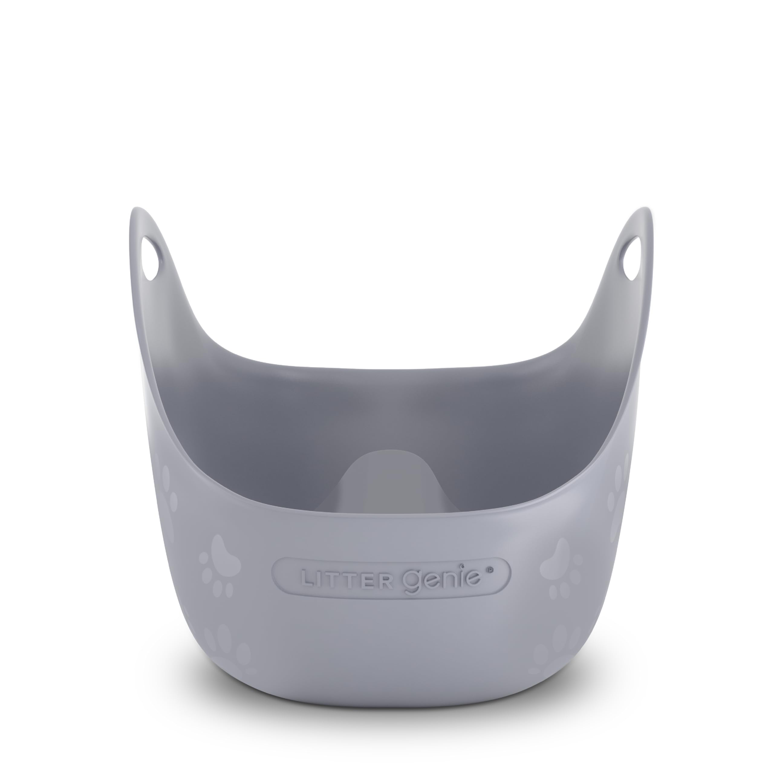 Litter Genie LitterBox Grey - Bandeja de Arena para Gatos, diseño Elegante y práctico, fácil Vaciado, Incluye Pala