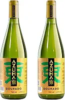 Saquê Azuma Dourado Sake Seco 740ml 2 Unidades