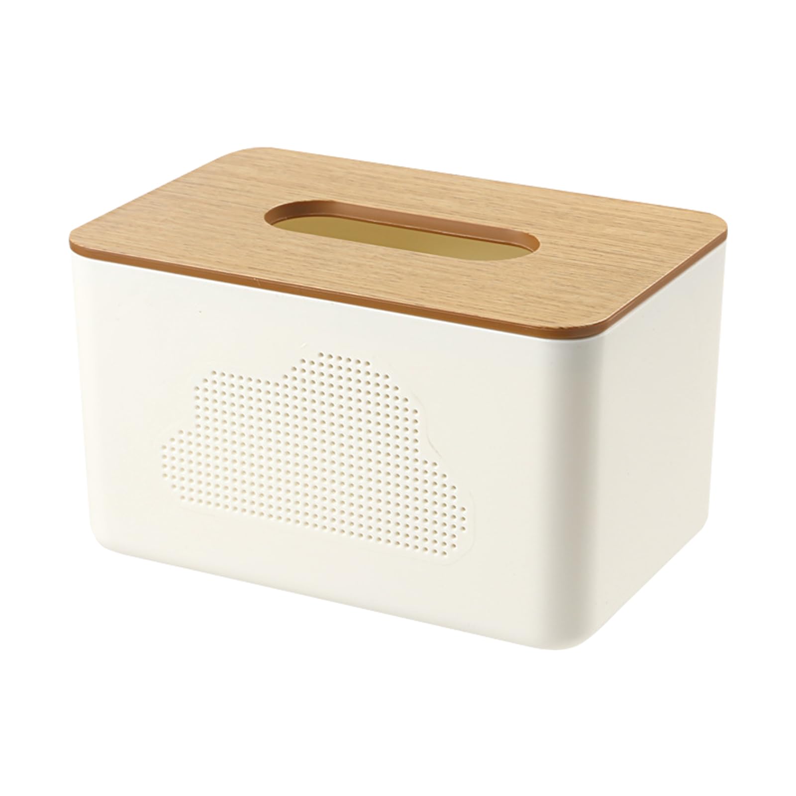 DOVORSY Tissue Box Holder,Tissue Box Cover Rectangle,Cube Square Box for Bathroom Vanity, Countertops, Dressers, Parlors and Offices,Night Stand (