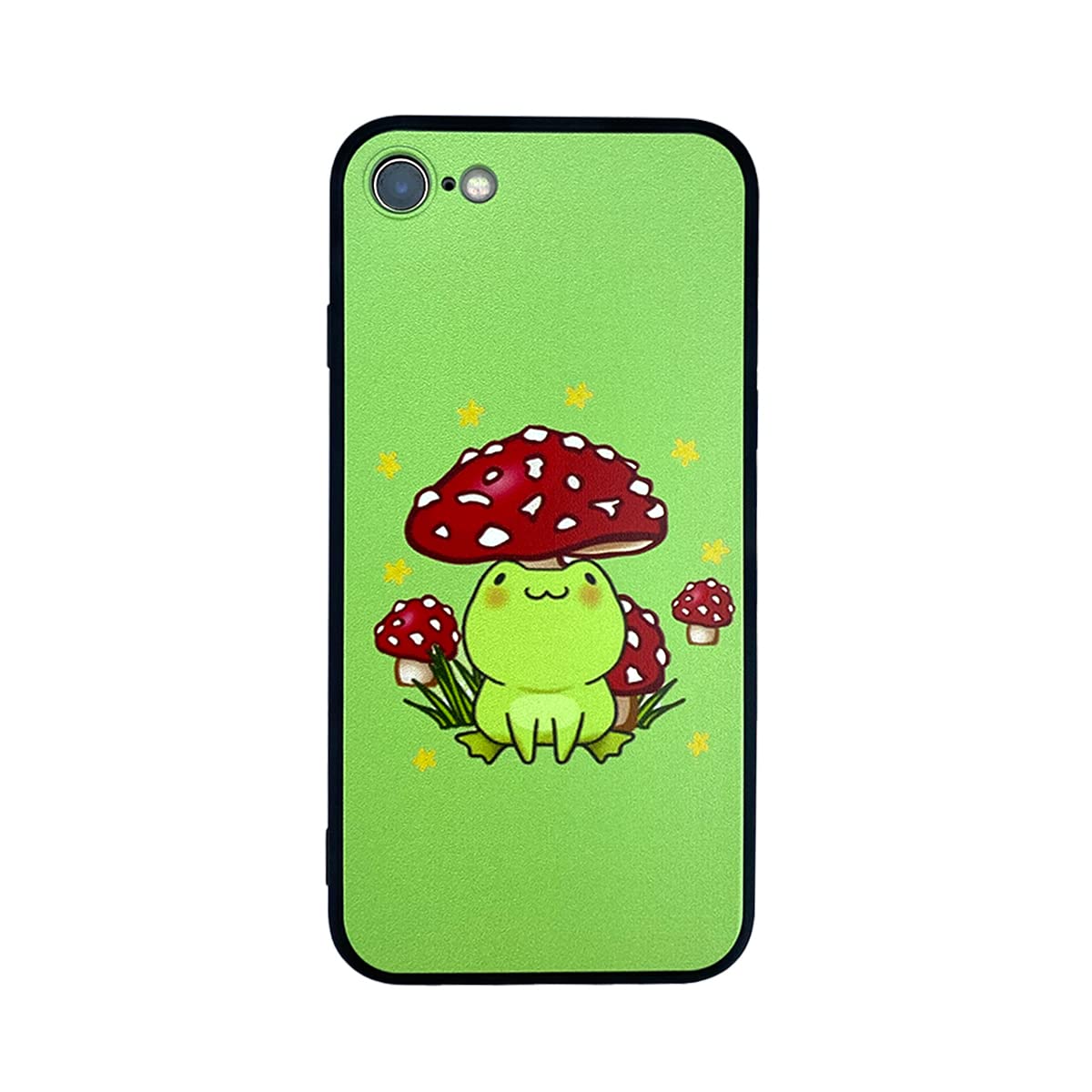 Amazon Com Compatible With Iphone Se 22 8 7 Case Cute Frog Mushroom Green Kawaii Cottagecore Vintage Aesthetic Phone Cases Cartoon Fro For Iphone Se 8 7 Square Corners Cell Phones Accessories