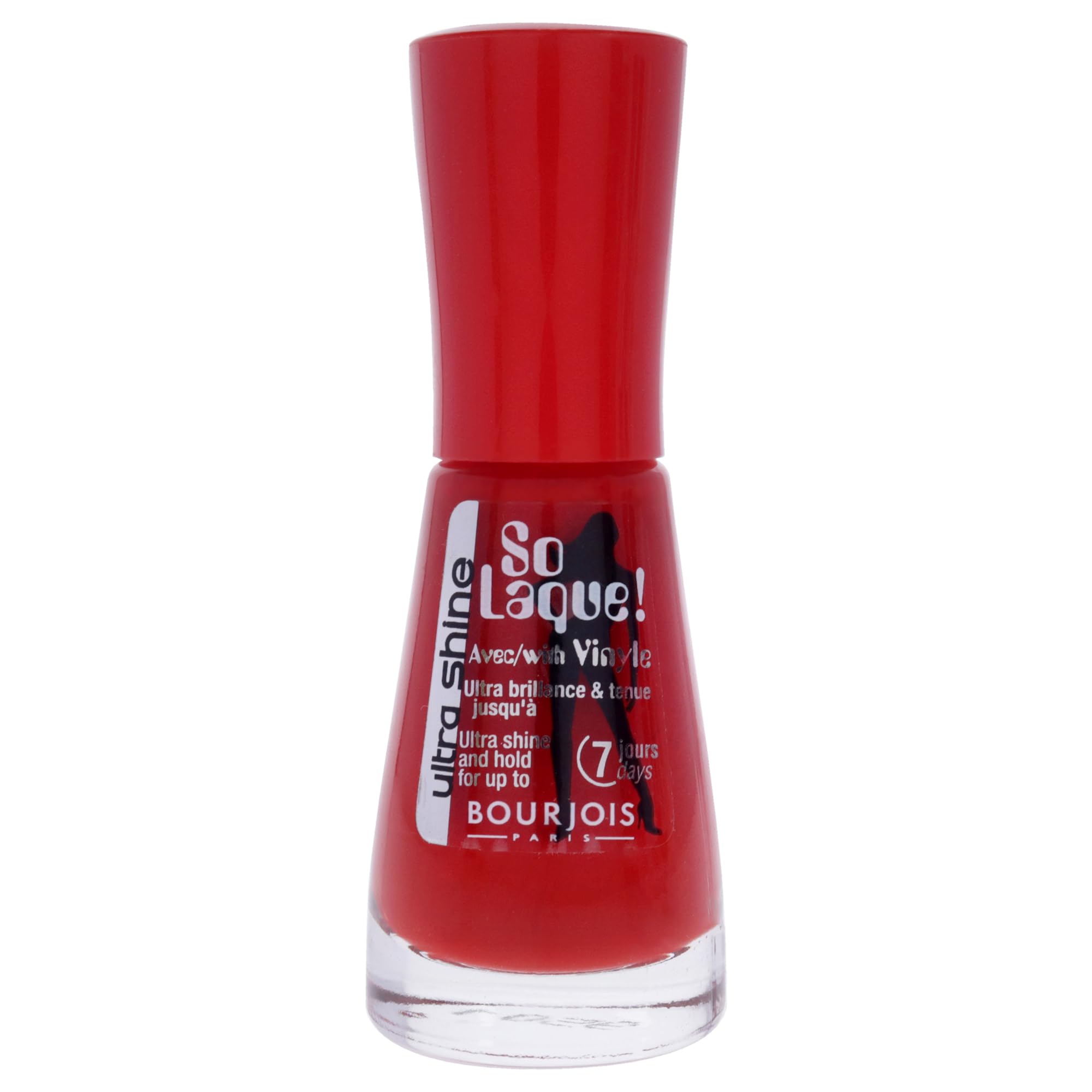 So Laque Ultra Shine - # 25 Rouge Casino by Bourjois for Women - 0.3 oz Nail Polish