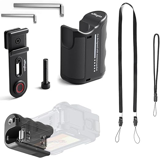 Street Photography Handle for Insta360 Ace Pro 2/for DJI OSMO Action 5 PRO/4/3 for GoPro Hero 13 12 11 Hand Grip