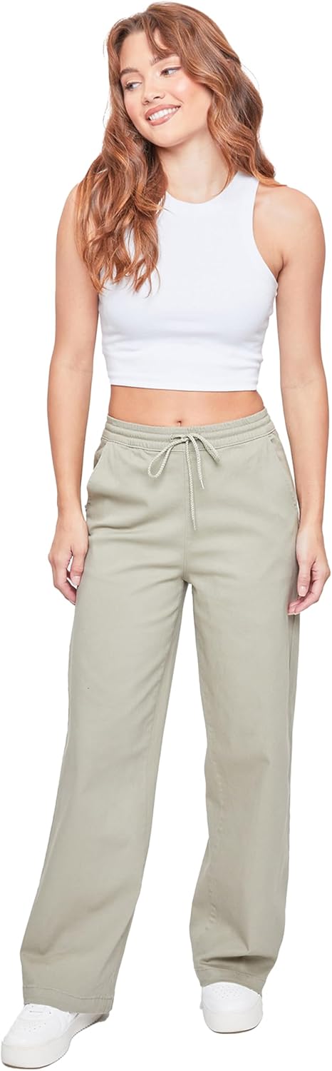 YMI Womens Jeans Wide Leg Jogger