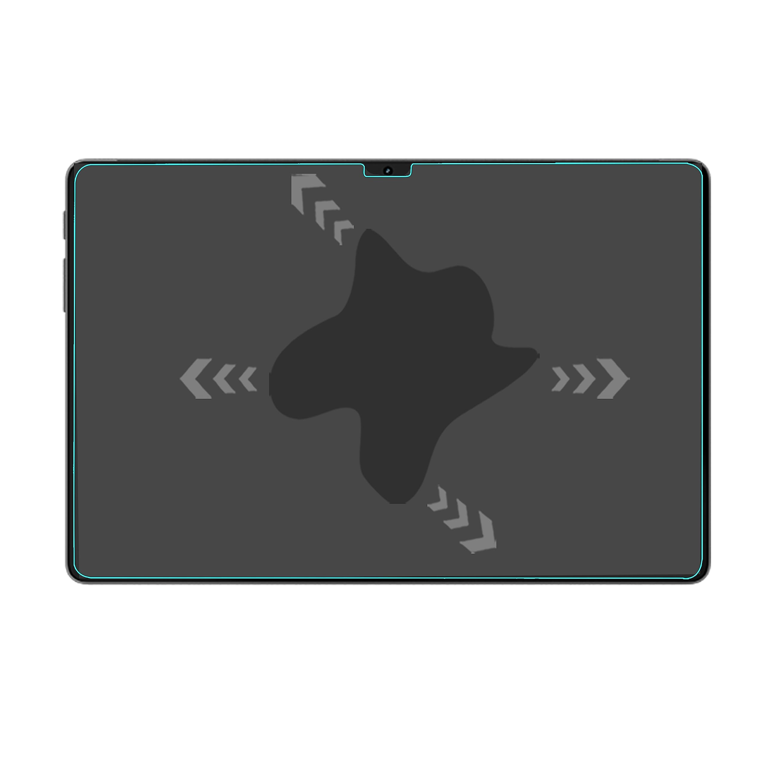 Mr.Shield Pellicola Protettiva per Samsung Galaxy Tab S9+ / Galaxy Tab S9 Plus 12.4 Inch Tablet Vetro Temperato [9H Durezza] [2 Pezzi] Protezione Schermo Senza Bolle
