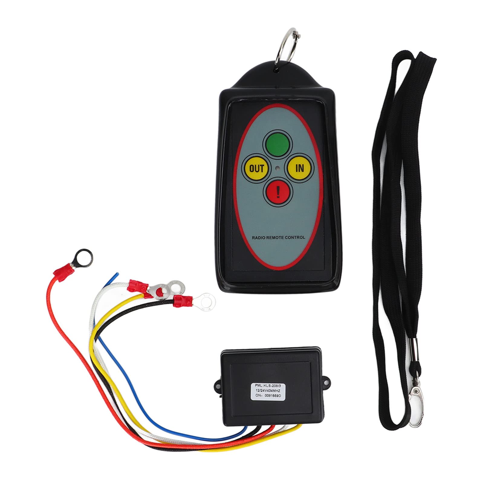 Kit De Control Remoto De Cabrestante Inalámbrico De 12/24V Controlador De Cabrestante Eléctrico Universal Para Camión ATV