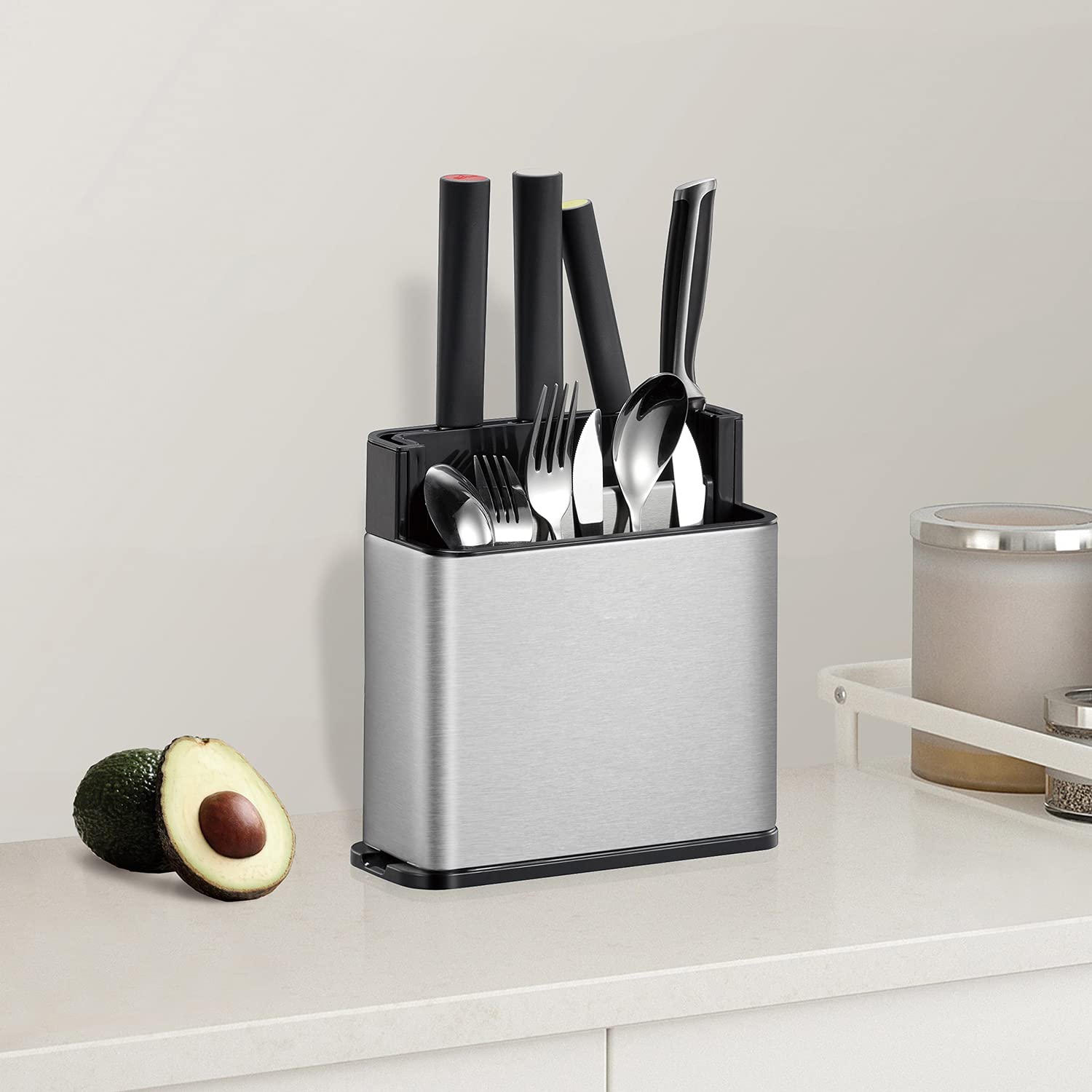 Obsessions Kitchen Counter Organizer (L) 21.3 x (W) 9.2cm_Metallic