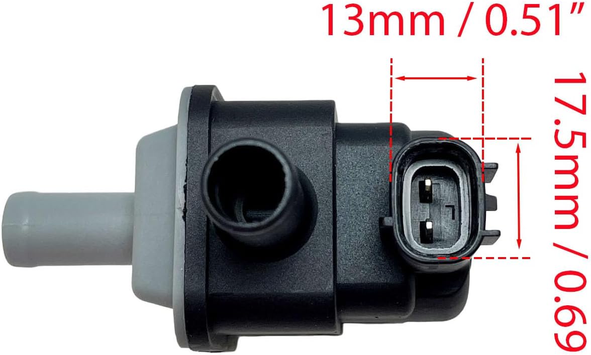 Vapor Purge Canister Vaccum Solenoid Switch Valve 90910-12283 136200-7350 Compatible with 2018-2020 LS500 2016-2016 iM 2014-2020 Corolla
