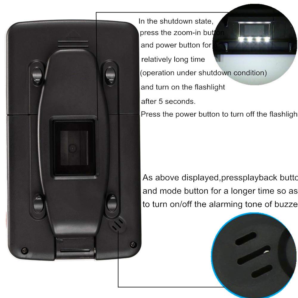 Loupe numérique Portable, Aide à la Lecture électronique, Zoom 4X-32X, poignée Pliable pour écran LCD de 5 Pouces pour Les Groupes malvoyants (Blanc)