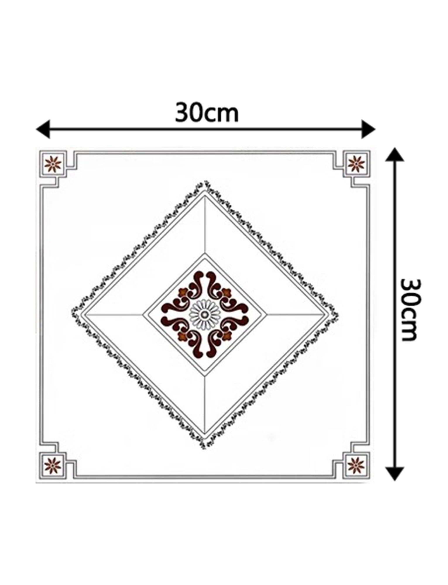 Generico Pannelli for controsoffitto autoadesivi in ​​PVC, Pannelli murali 3D, Carta da Parati Rimovibile Impermeabile, Pannelli murali Leggeri, 30x30 cm(35 Pieces)
