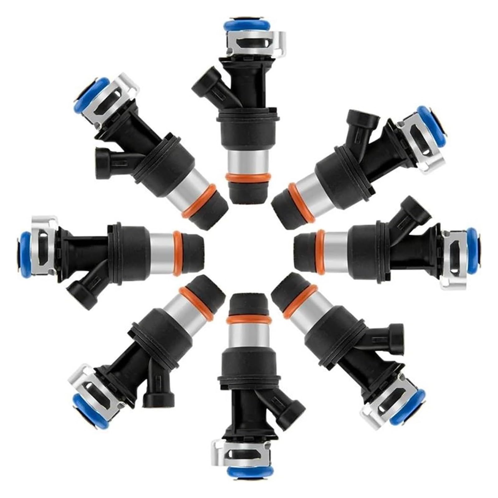Qwqwfa One Color Petrol Fuel Injector For Buick For Rainier 2005 2006 2007 5.3L Fuel Injector Nozzle Injectors Car 8Pcs 17113553 17114502