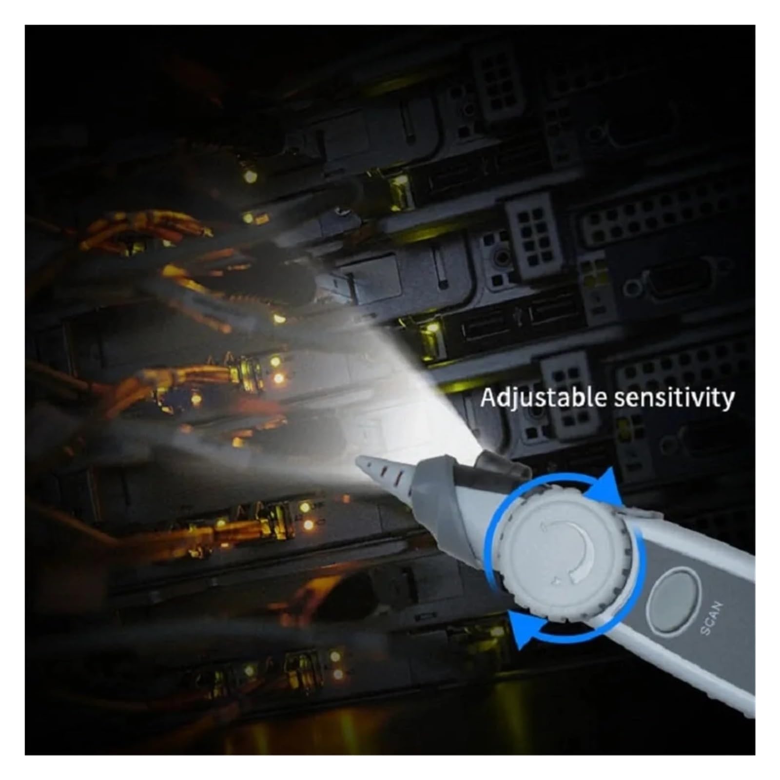 Probador De Cables Red, Localizador Líneas, Prueba Digitales, Rastreo Puntos Interrupción, Inspección Ethernet Identificación Precisa Eficaz(ET612)