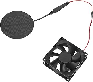 Solarventilator für Gewächshaus, solarbetriebene Belüftung, IP65 wasserdichte Kühlung, Belüftungssystem für den Außenbereich, Gewächshaus, Hühnerstall, Schuppen, Hundehausventilator zur