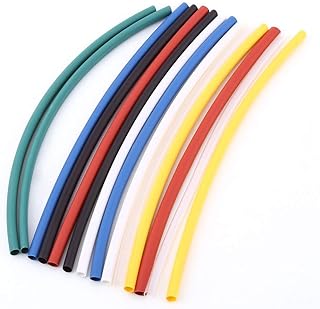 70pcs 2:1 Heat Shrink Tubing, Wrap Wire Cable Heat Shrink Tube Polyolefin 7 Colors Halogen Shrinkable Tube Sleeve Wrap Wire Cable Kit