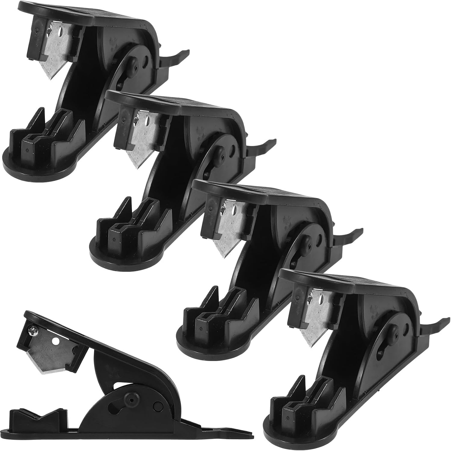 SHINEOFI 5pcs Pe Hose Cutter Tube Cutter Tool for Plastic Tubing with Air Hose Brake Ratcheting Handheld for Pex Water Pipes and Soft Tubes