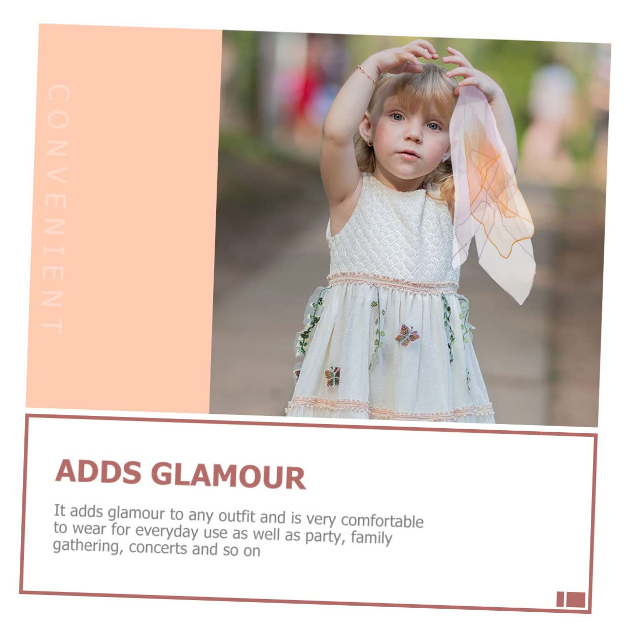 LIFKOME 12 Pcs Dancer Pink Dance Scarves Juggling Scarves Dancing Accessories Chiffon