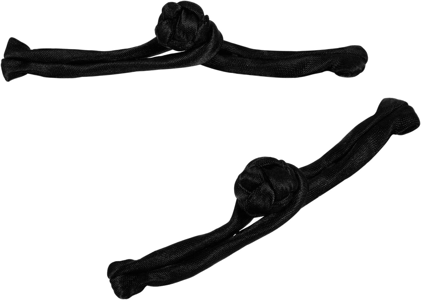 MECCANIXITY 10 Pairs Chinese Knots Frog Buttons Closure Black Sewing Buttons Fasteners for DIY Sewing Coats Cloak Sweater Bridal Costume Outfit,3.54x0.47 Inch