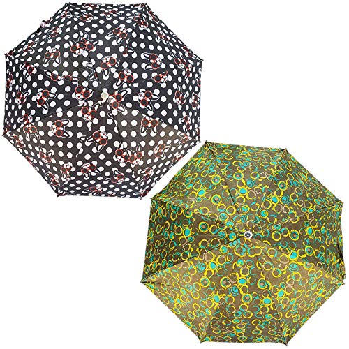 RAINPOPSON 2 Fold Printed Umbrella Big Size Umbrella for Women Stylish